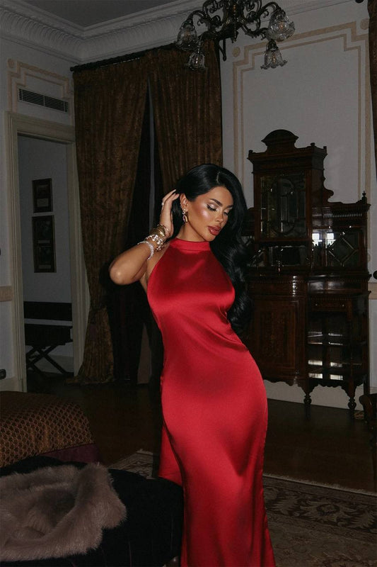 Satin Red dress